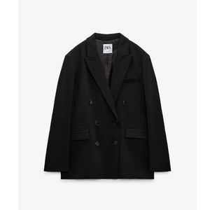 Zara straight menswear style blazer